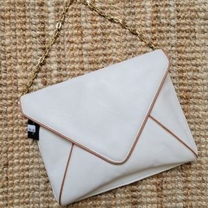 Banana Republic Leather Envelope Bag